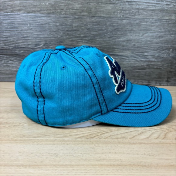 Austin Texas Hat Cap Strap Back Blue Distressed Adjustable One Size Outdoors - Picture 6 of 10